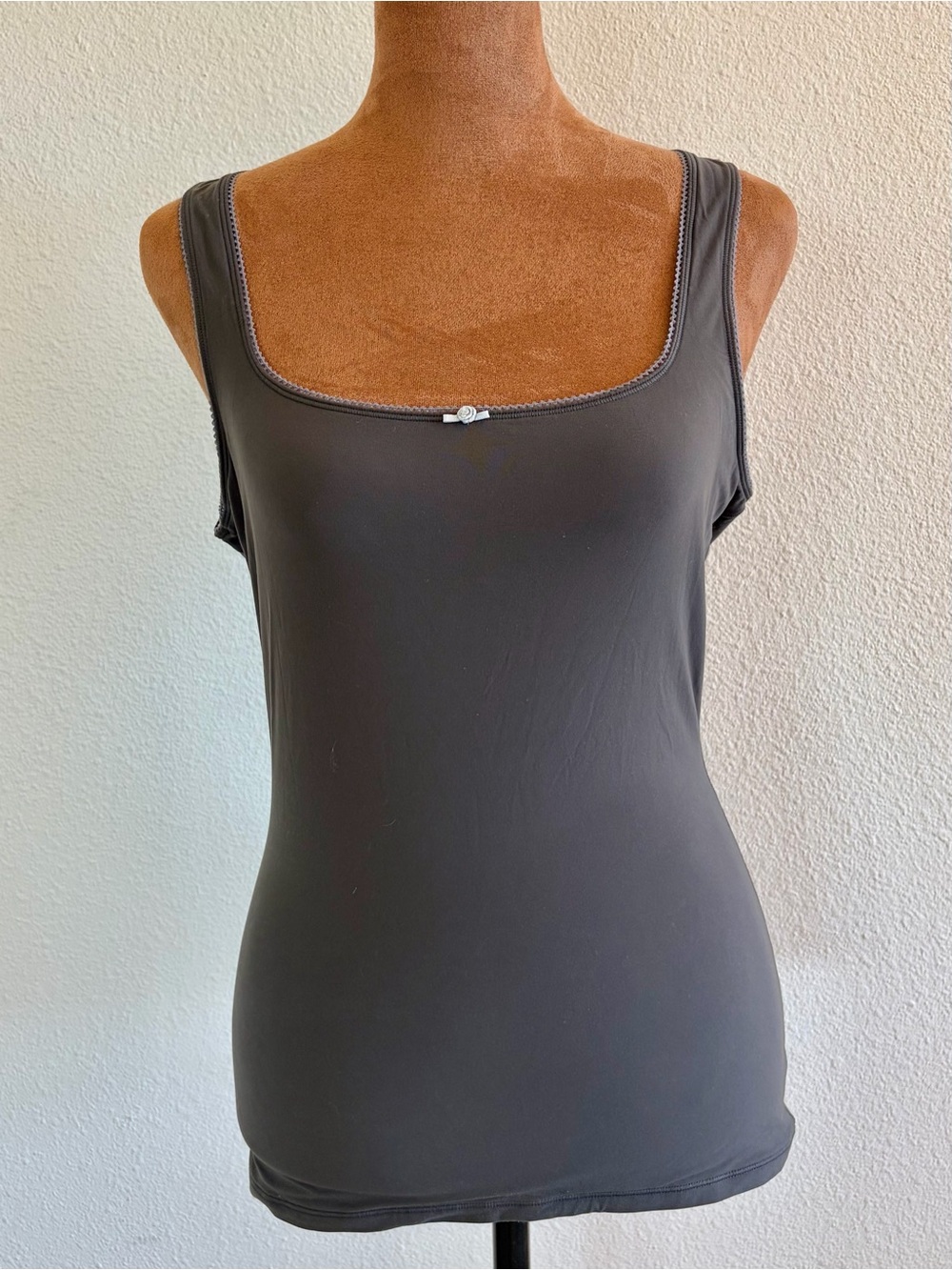 SKIMS Charcoal Gray Seamless Tank
